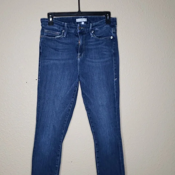 Good American Good Legs Skinny Jeans Size 8/29 Cotton Stretchy Blue - Picture 5 of 16